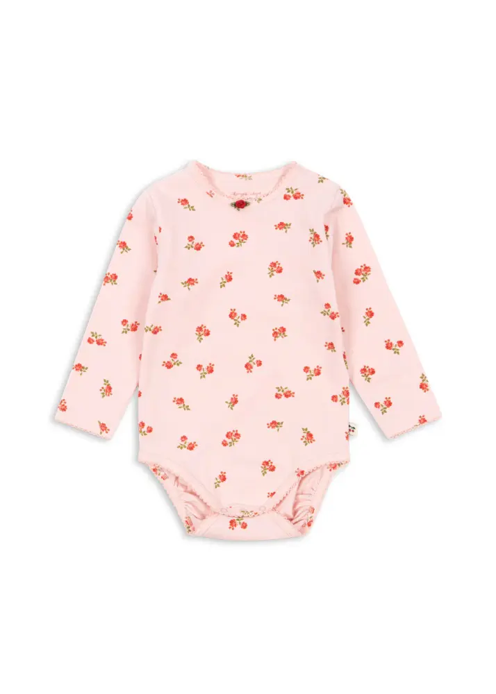 Basic Långärmad Body - Rosa Pink - 18 MDR.