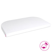 Jersey Lakan- Deluxe 1 st. till Bedside Crib Säng orginal - Vit