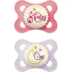 Original Night 0-6m - Silikon Pink | Baby & Barn - Sköta - Nappar | BabyMode