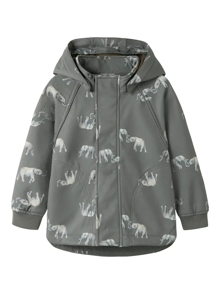 Name It Softshell Jacka - Quiet Shade - 104