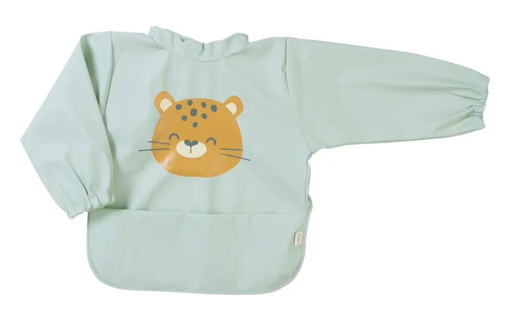 Saro Haklapp m. ärmar - Mint | Baby & Barn - Äta - Haklappar | BabyMode