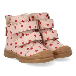 Tex Stövlar Med Velcro - Rose Hearts/Dusty Mauve | Skor - Stövlar - Vinterkängor | BabyMode