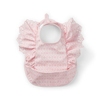 Haklapp - Embroidery Anglaise Pink