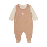 Långärmad Body Med Sparkdräkt Velour