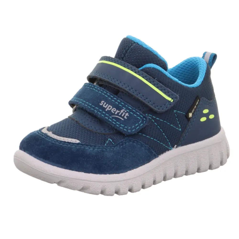 Sport7 Mini Sneaker - Blå/Turkos - 27 | Barnskor - Sneakers - Sneakers med kardborre | BabyMode
