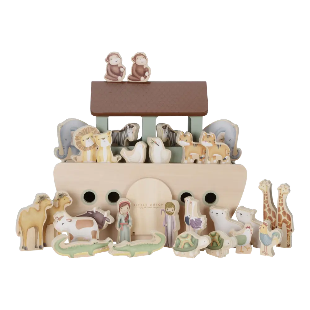 Träleksak Noas ark