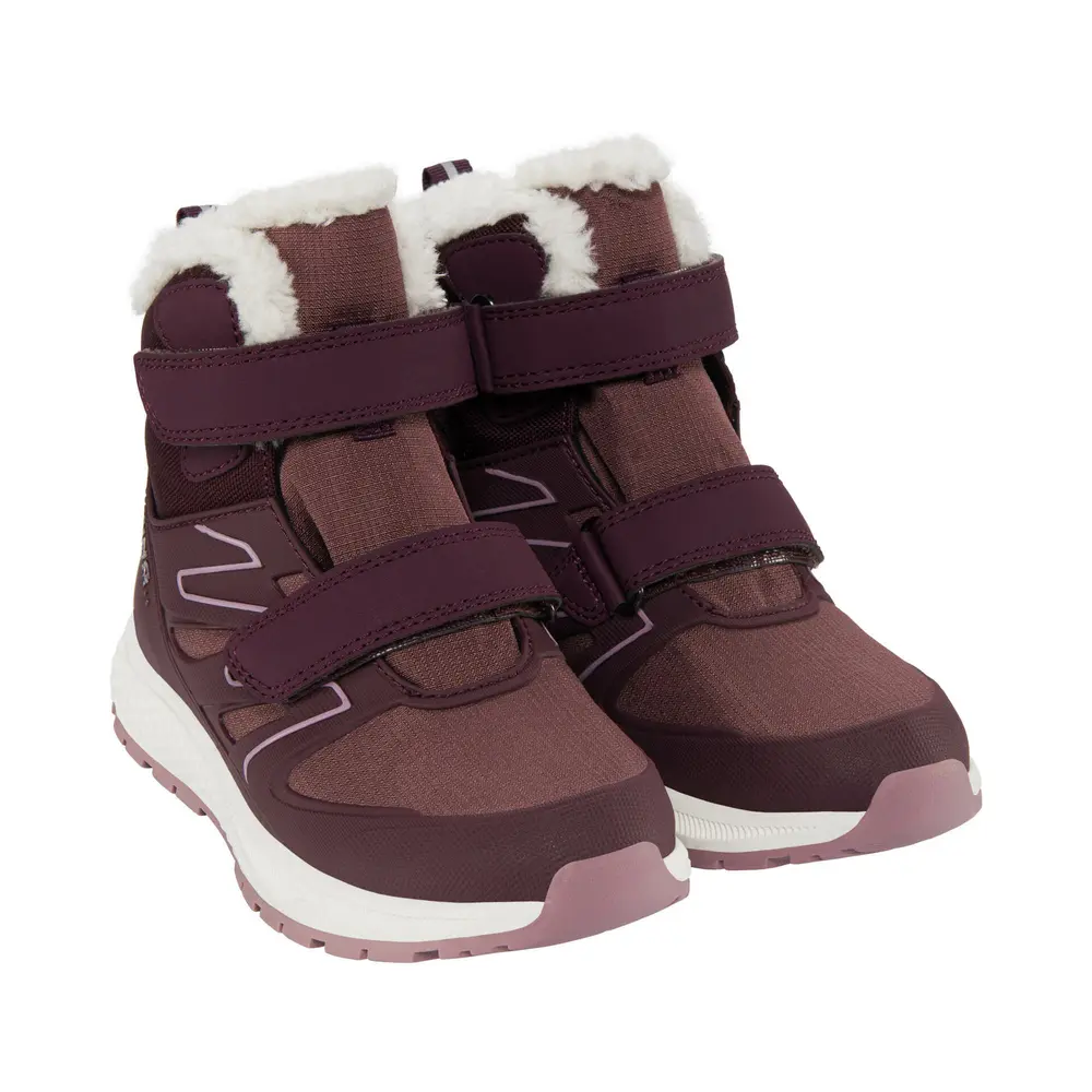 Equip Defence Warm WP 2V Vinterkängor - Grap/Antique Rose - 27 | Barnskor - Stövlar - Vinterkängor | BabyMode