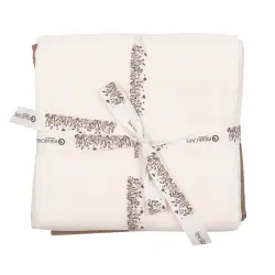 Muslinfilt 2-pak, 75x75 cm - Balsam cream | Barnrum - Textilier - Muslinfiltar | BabyMode
