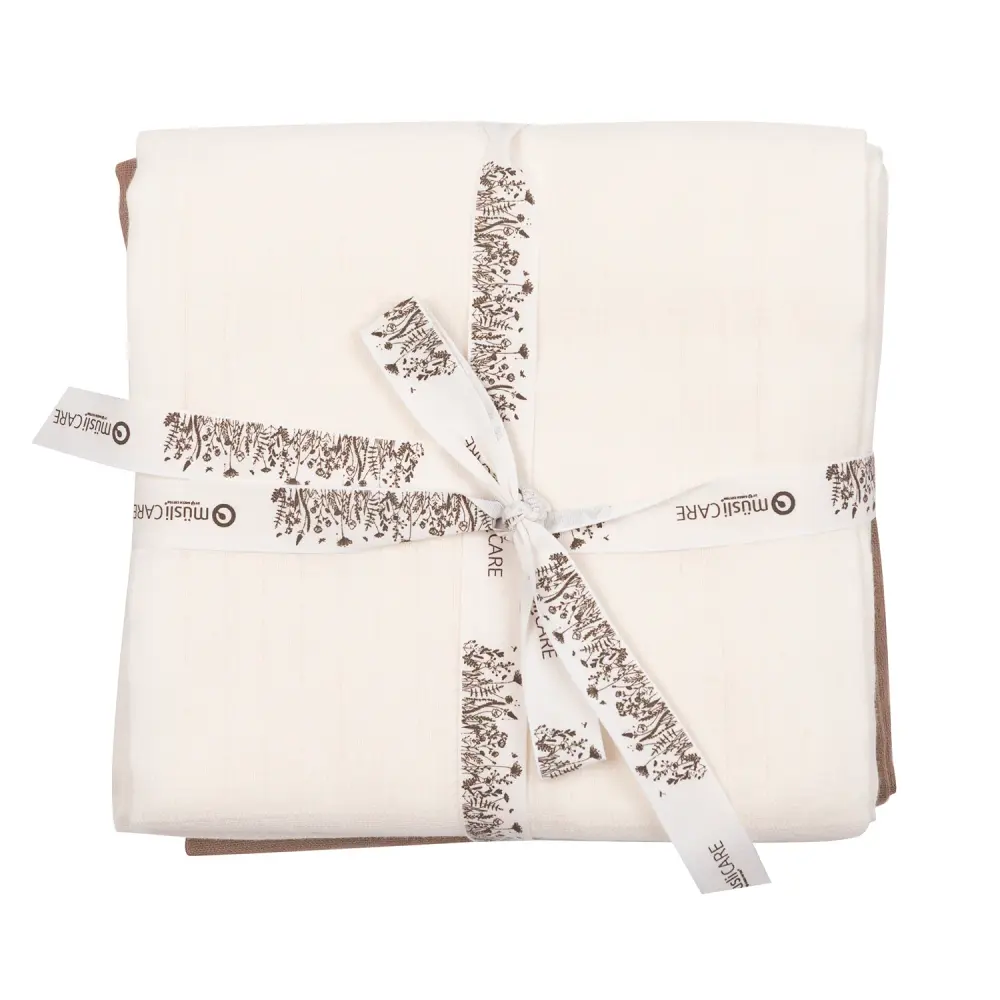 Muslinfilt 2-pack, 75x75 cm - Balsam Cream | Barnrum - Textilier - Muslinfiltar | BabyMode