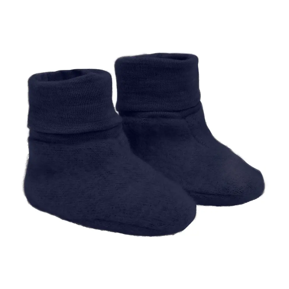 Celavi Ulltossor - Dark Blue - 60 | Barnkläder - Ull - Ullmössor, ullvantar och ulltossor | BabyMode
