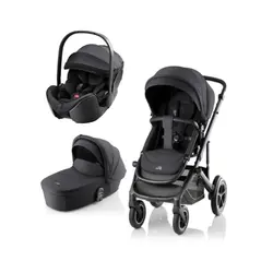 SMILE 5Z Style Duovagn inkl Baby-Safe Style - Carbon Black/Carbon Black | Barnvagnar | BabyMode