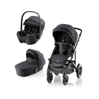 SMILE 5Z Style Duovagn inkl Baby-Safe Style - Carbon Black/Carbon Black
