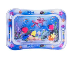 Lekmatta med Vatten & Havsdjur - Blå | Leksaker - Babyleksaker - Aktivitetsleksaker | BabyMode