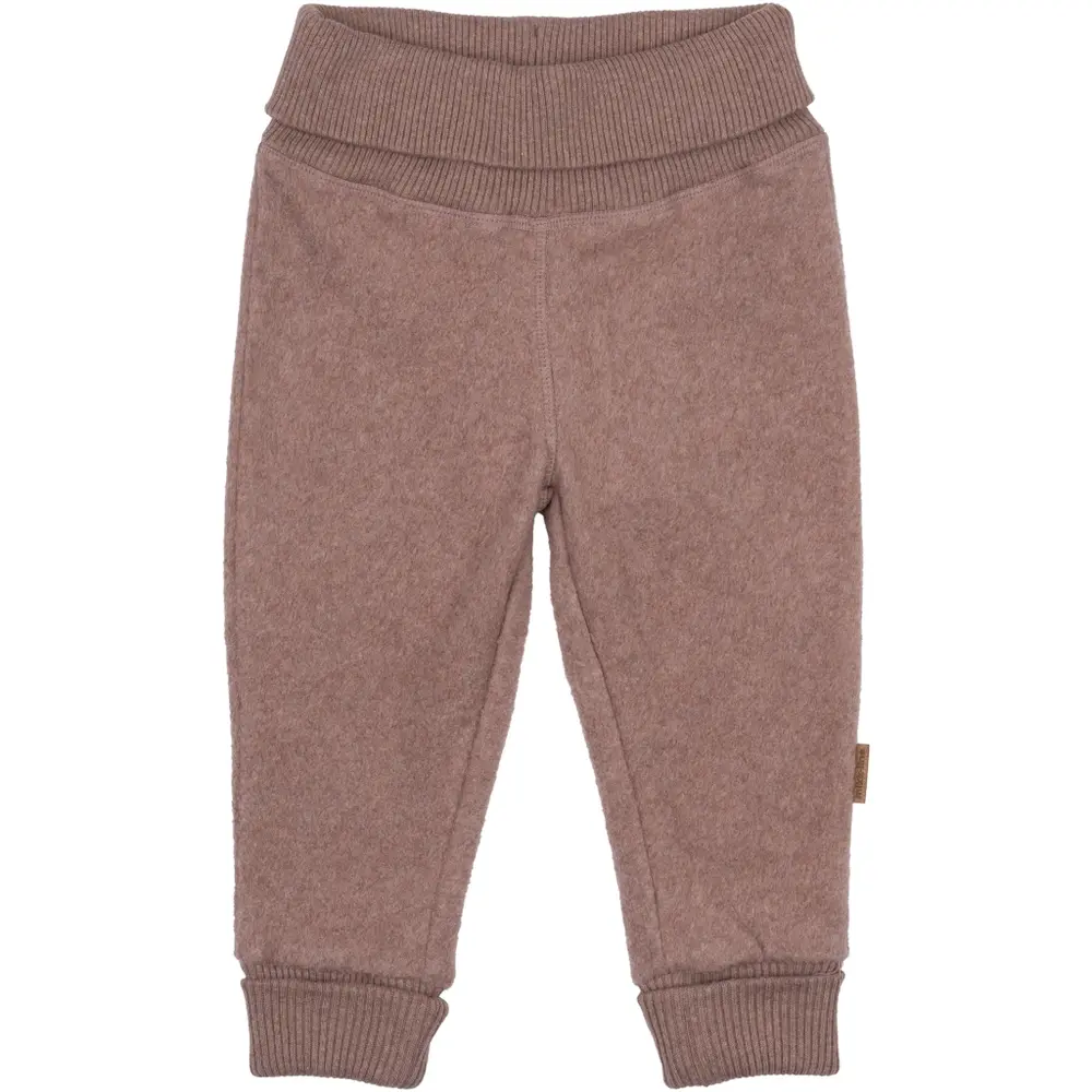 Byxor Bomull/Fleece - Burlwood Melange - 3 ÅR | Barnkläder - Underdelar - Byxor | BabyMode
