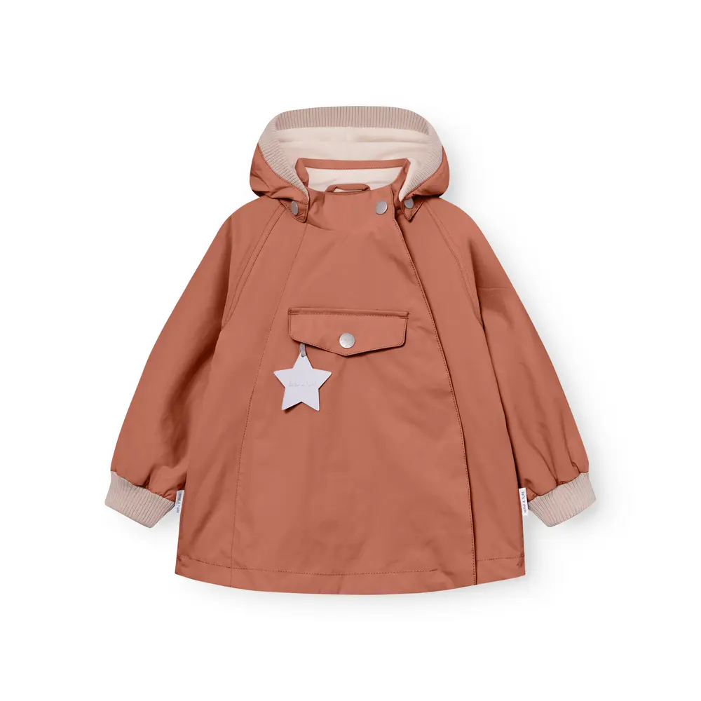 Matwai fleecefodrad jacka - Rustic brown - 12 MDR./80 | Barnkläder - Ytterplagg - Vår/Höstjackor | BabyMode