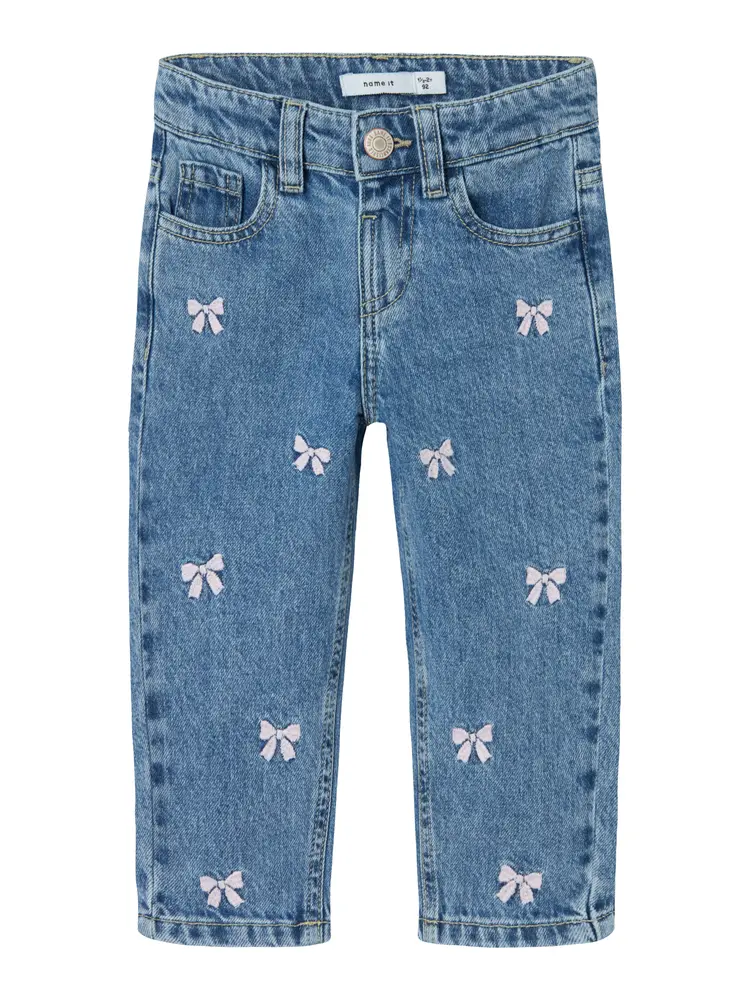 Name It Bella Jeans - Medium Blue Denim - 116 | Barnkläder - Underdelar - Byxor | BabyMode