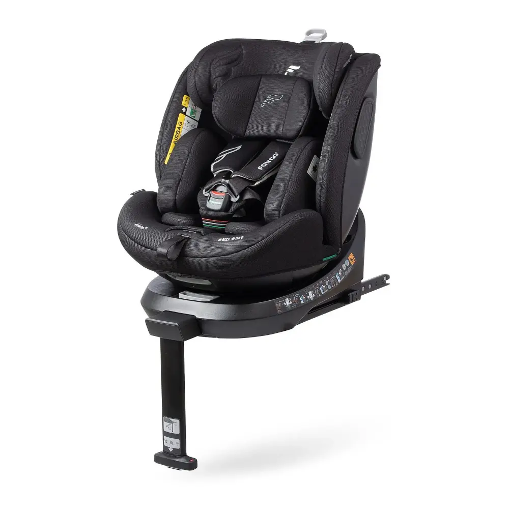 Fairgo Adore i-Size Bilbarnstol - Black Sand | Bilbarnstolar - Bakåtvända bilbarnstolar 9-36 Kg - Bakåtvända bilbarnstolar upp till 36 kg | BabyMode