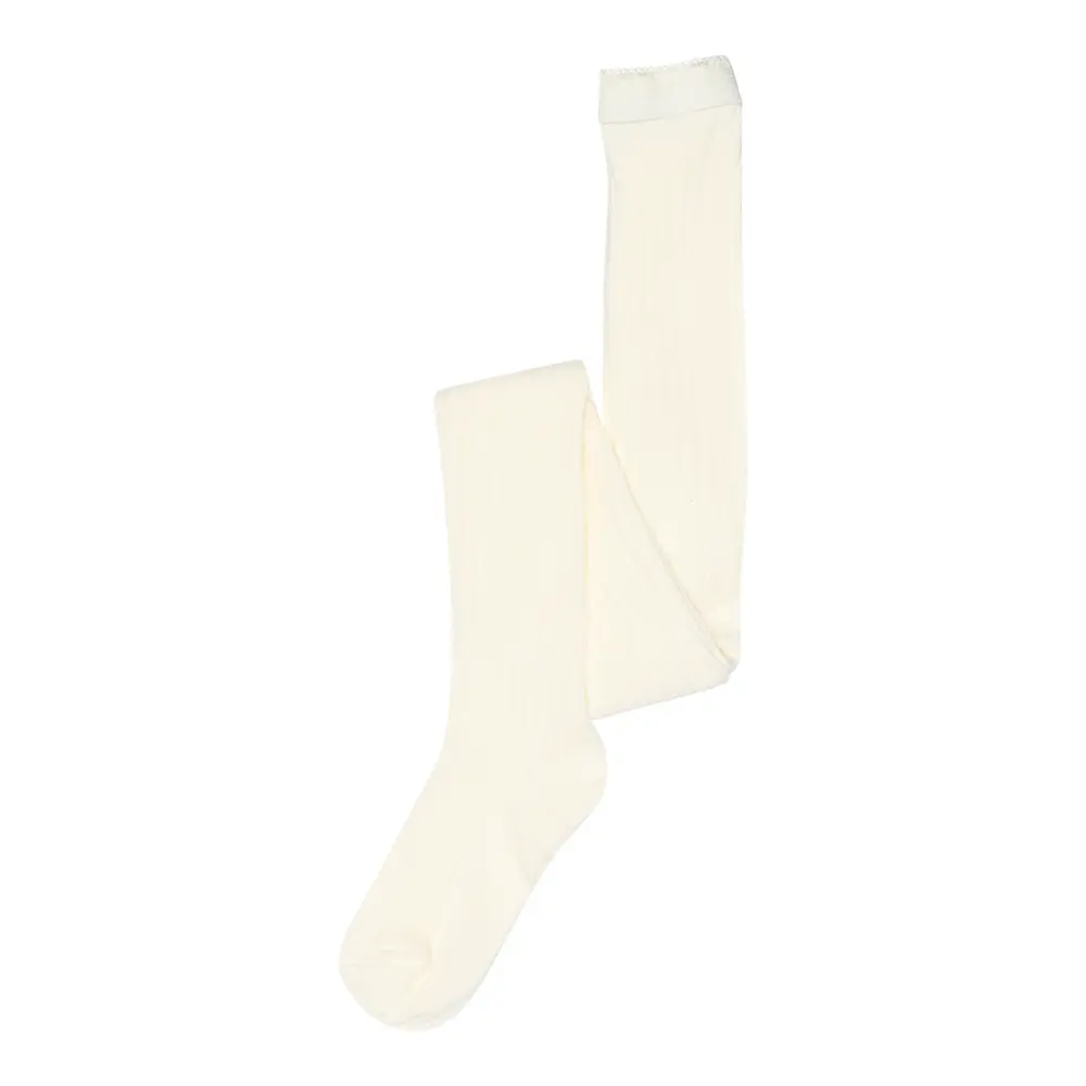 Strumpbyxor Basic Rib - Beige - 100 | Barnkläder - Strumpor & strumpbyxor - Strumpbyxor | BabyMode