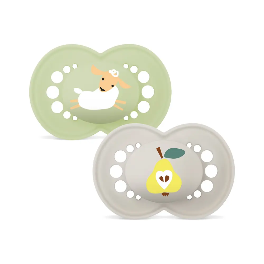 Original Silk Napp 6-16 mån 2-pack - Neutral | Baby & Barn - Sköta - Nappar | BabyMode