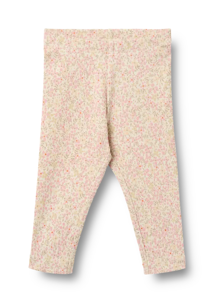 Jersey Leggings Jules - Coral flowers - 56 | Barnkläder - Underdelar - Leggings | BabyMode