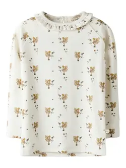 Långärmad Tröja Laya - Coconut Milk | Kläder - Toppar - Blusar | BabyMode