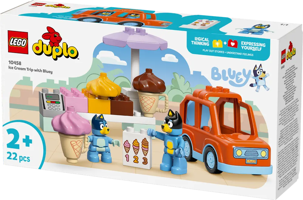 LEGO DUPLO Bluey 10458 Glassutflykt med Bluey