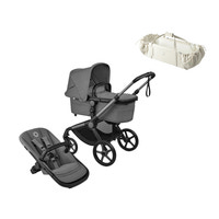 Bugaboo Fox 5 Renew Complete - Graphite/Moon Grey inkl. Sleepcarrier X Oat Beige