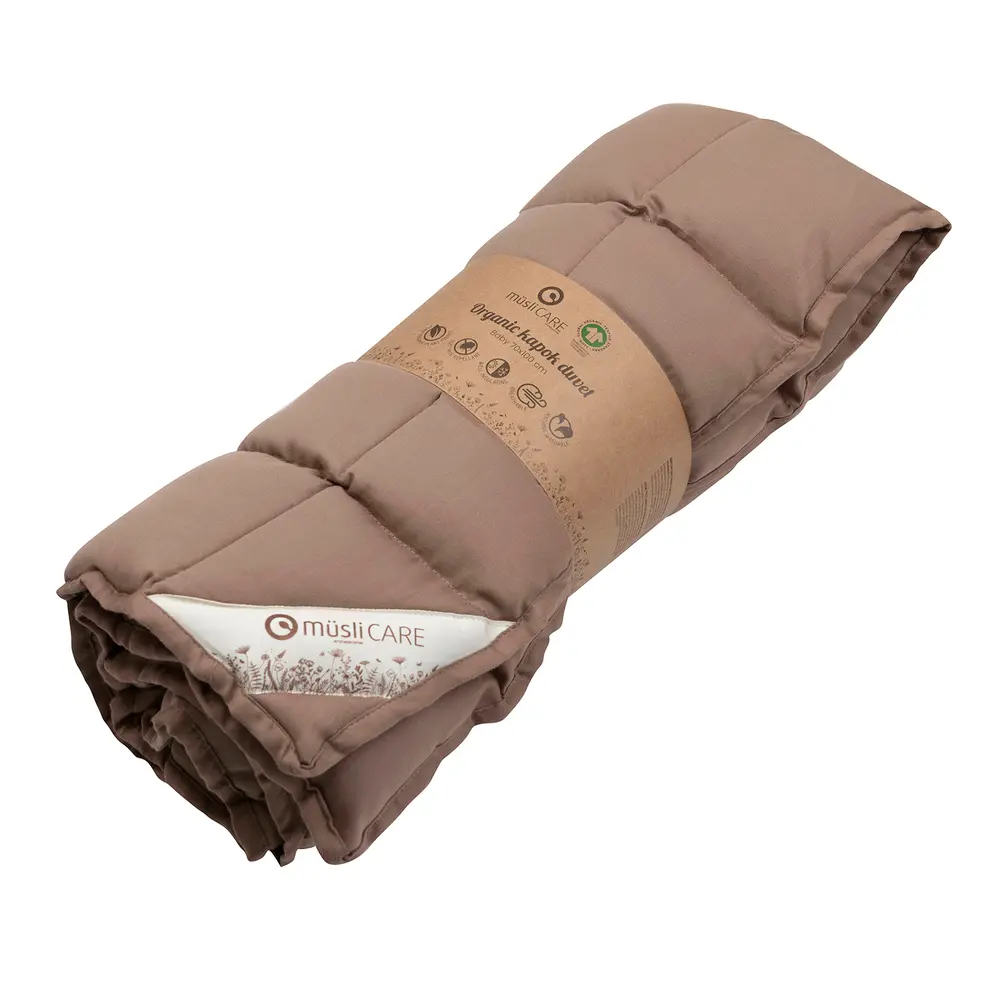 Baby täcke kapok, Walnut, 70 × 100 cm | Barnrum - Täcken & kuddar - Täcken - Täcken för barn | BabyMode