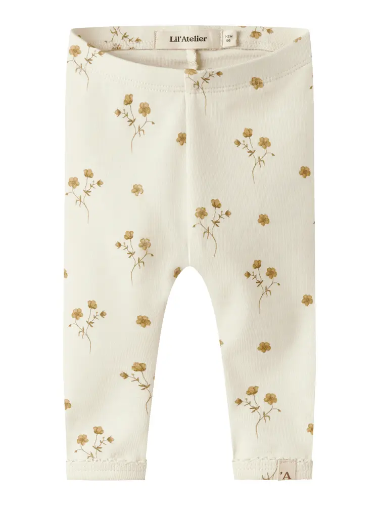 Layo leggings - COCONUTM - 68 | Barnkläder - Underdelar - Leggings | BabyMode