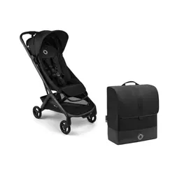 Bugaboo Butterfly 2 Resevagn inkl. transportväska - Black/Heritage Black | Barnvagnar | BabyMode