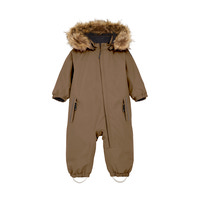 Color Kids Vinteroverall M. Fake Fur - Fossil 