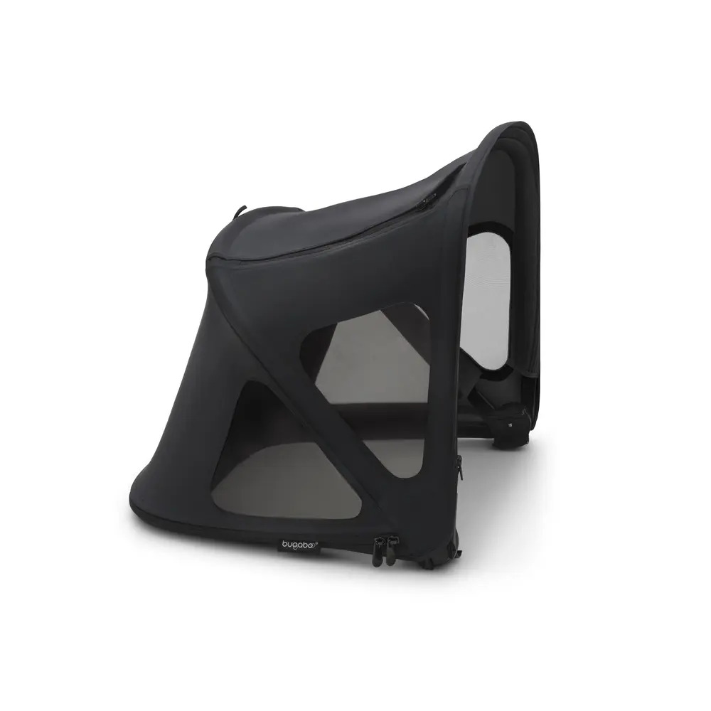 Bugaboo Fox Breezy Sufflett - Midnight Black | Barnvagnar - Barnvagnstillbehör - Parasoll & suffletter | BabyMode