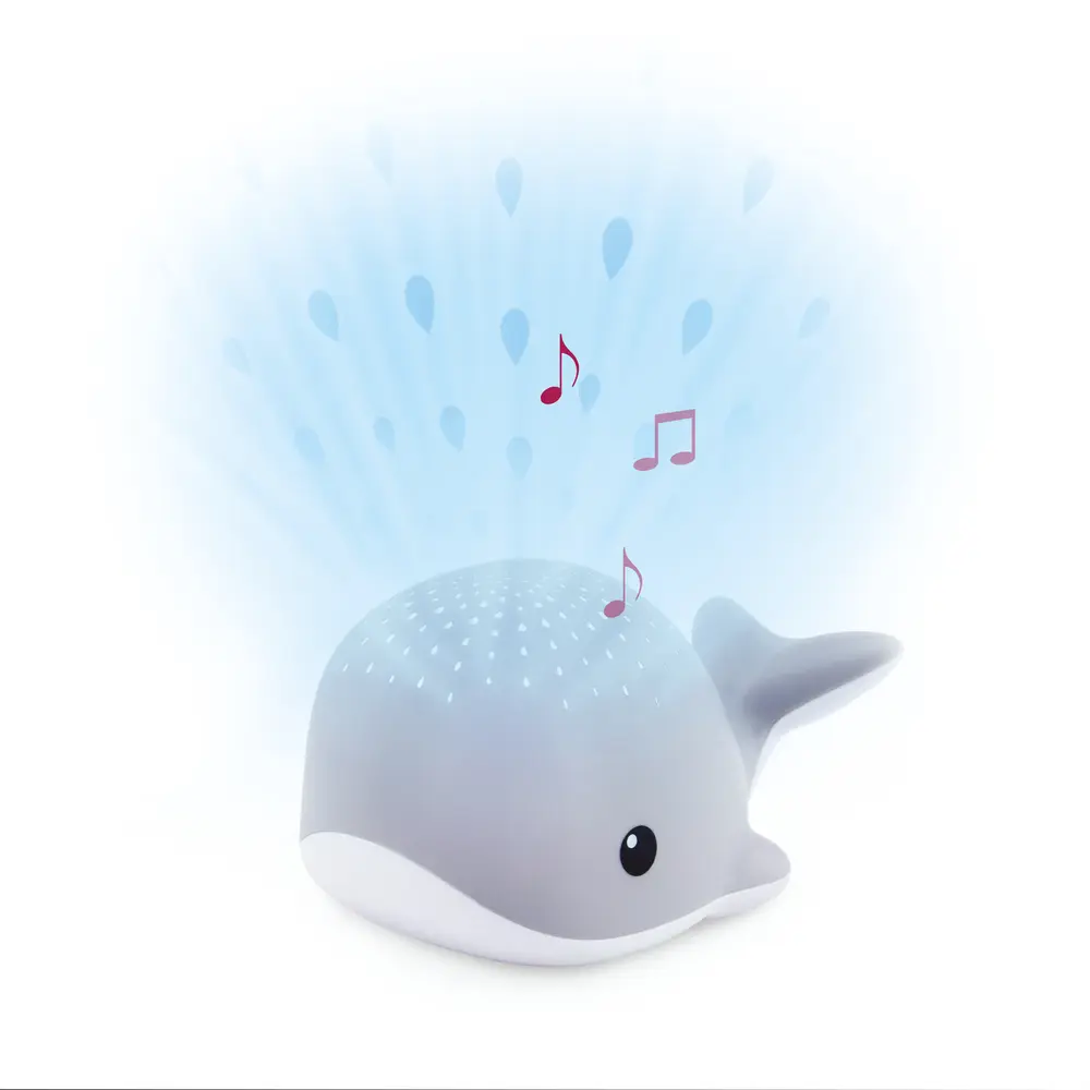 Nattlampa Wally - Grey | Barnrum - Inredningsdetaljer - Barnlampor & nattlampor - Lampor med musik/ljud | BabyMode