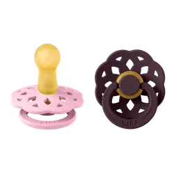 Sut Boheme 2Pk Latex Str 2 Baby Pink/Plum | Baby & Barn - Sköta - Nappar | BabyMode