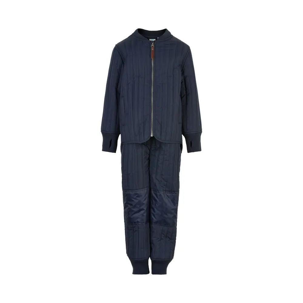 Termoset med Volang - Blue Night - 92 | Barnkläder - Ytterplagg - Termokläder | BabyMode