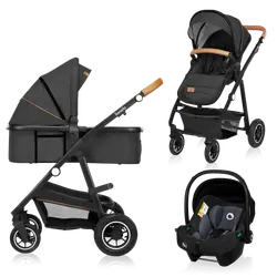 Amber 3i1 Duovagn - Grey Graphite | Barnvagnar - Barnvagnspaket | BabyMode