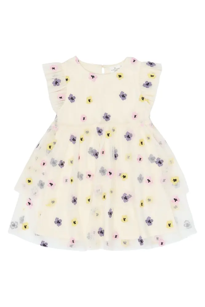 Svelda Klänning - Gardenia EMB - 98 | Barnkläder - Toppar - Klänningar - Klänningar | BabyMode