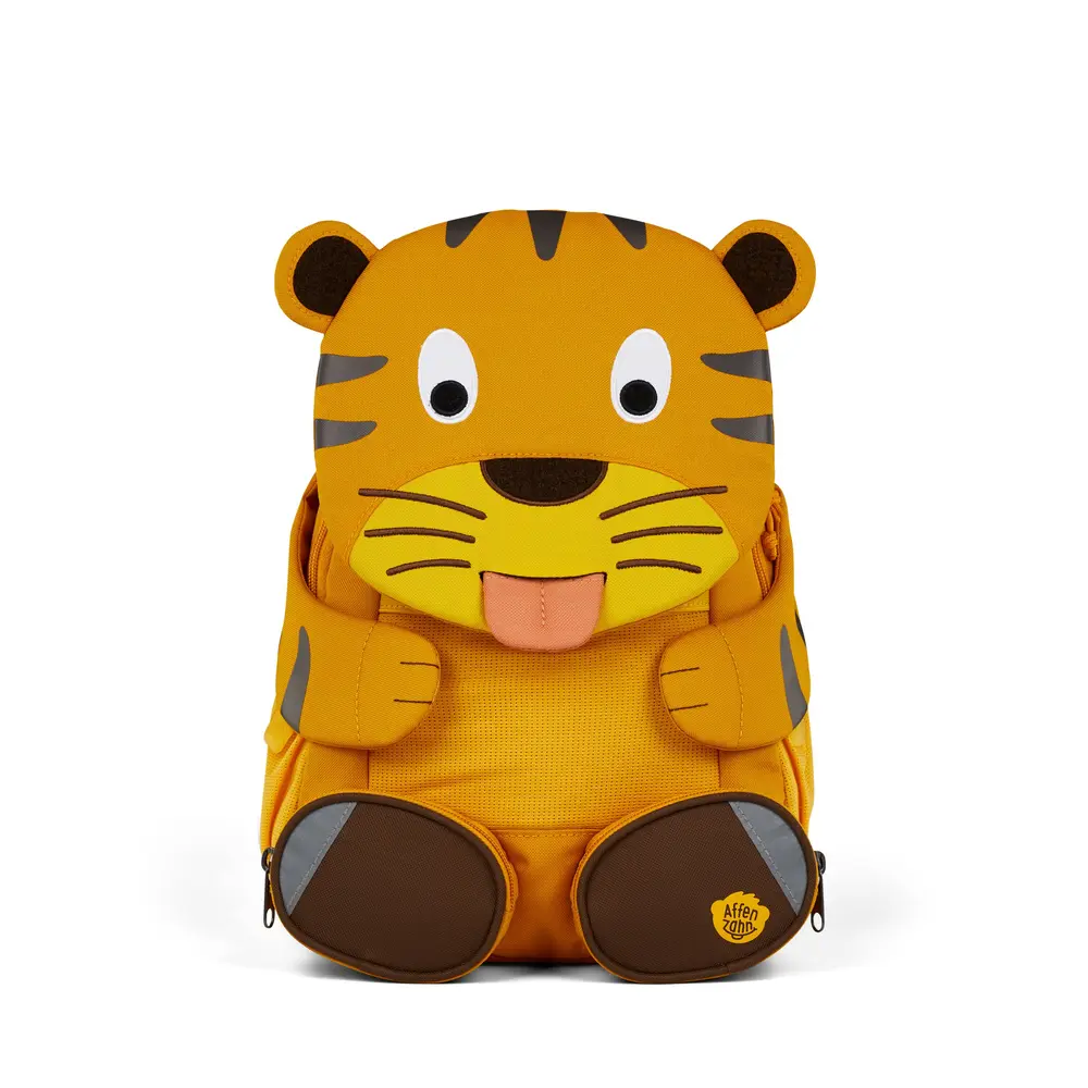 Affenzahn Large Friend Tiger - Tiger - ONE SIZE | Barnkläder - Tillbehör accessoarer - Ryggsäckar & väskor | BabyMode