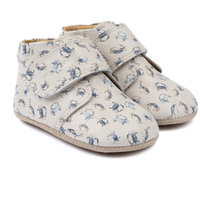 Lära-gå-skor Velcro Print - Sea