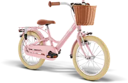 Youke Classic 16-Alu Springcykel med Korg - Retro Rose