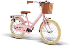 Youke Classic 16-Alu Springcykel med Korg - Retro Rose