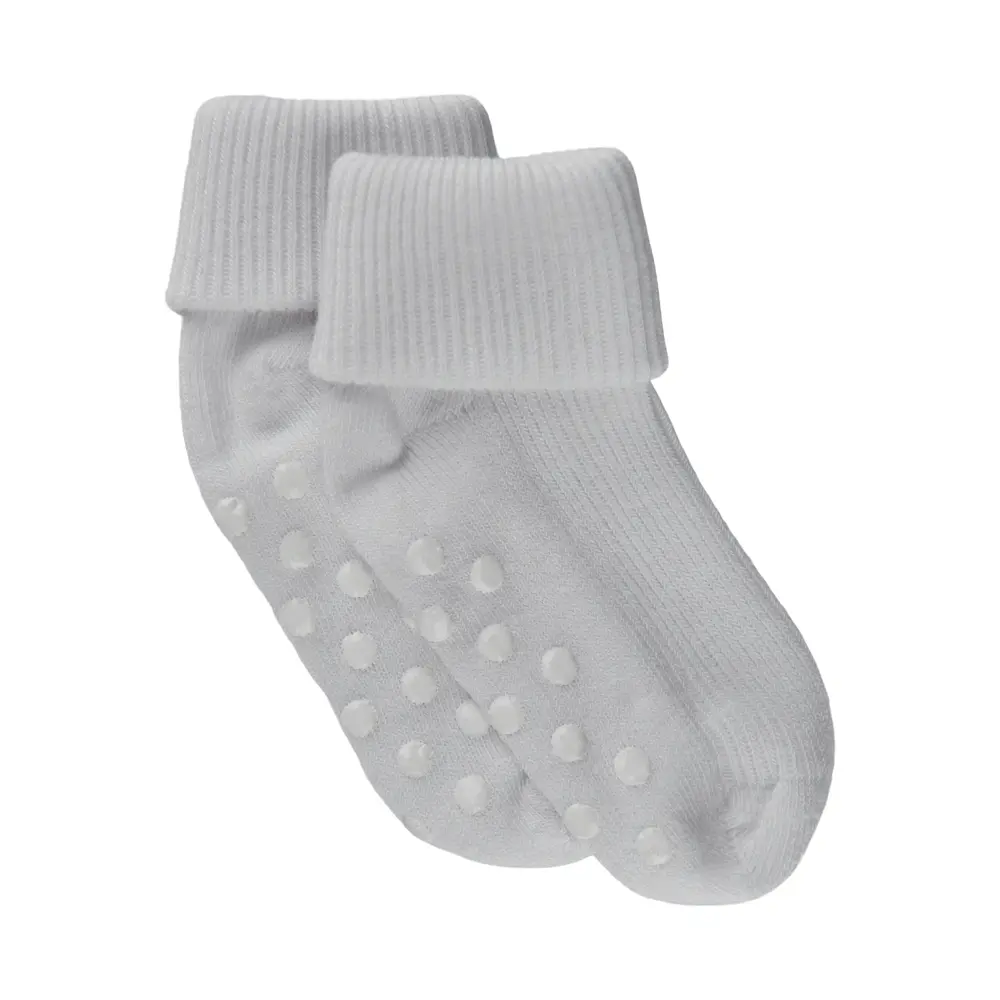 Ribbade Strumpor - White - 19/22 | Barnkläder - Strumpor & strumpbyxor - Halkfria strumpor | BabyMode