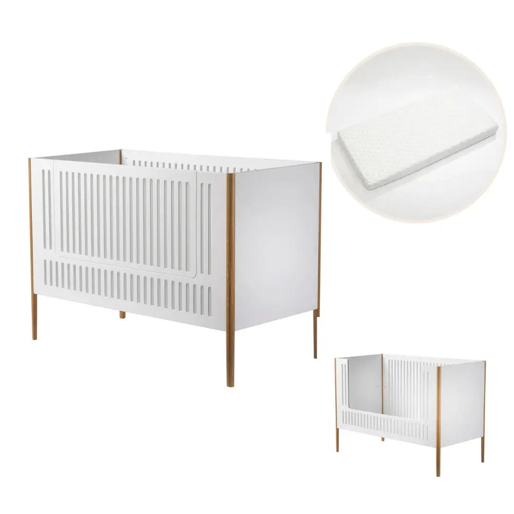 Spoke spjälsäng inkl. hälsomadrass | Barnrum - Barnrumspaket | BabyMode