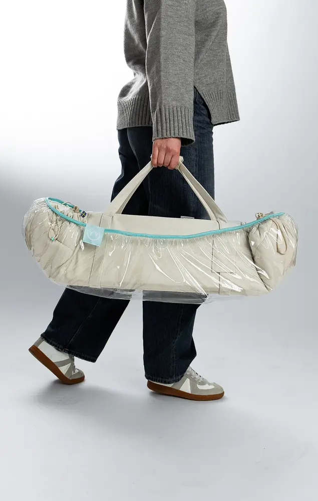 Najell SleepCarrier Bottenskydd - Transparant | Barnvagnar - Barnvagnstillbehör - Baby nest med handtag | BabyMode