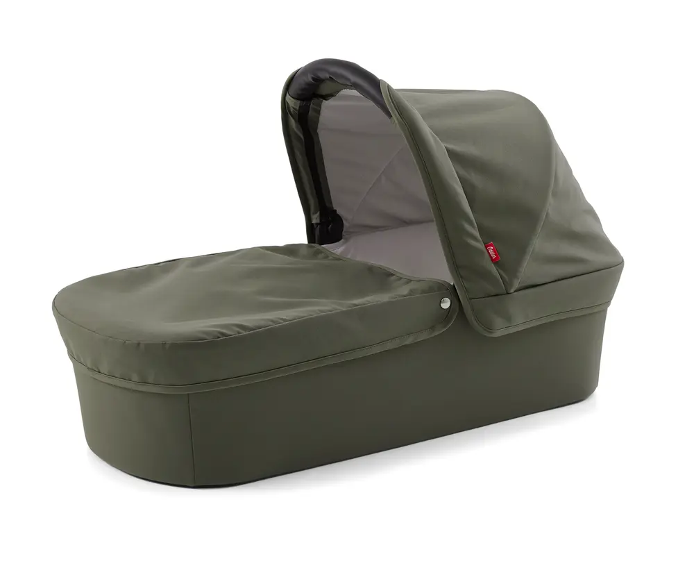 Odder Babykorg - Olive Green | Barnvagnar - Barnvagnstillbehör - Baby nest med handtag | BabyMode