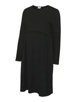 Polia ls kjole - BLACK | Graviditet & Amning - Gravidkläder - Klänningar & kjolar | BabyMode