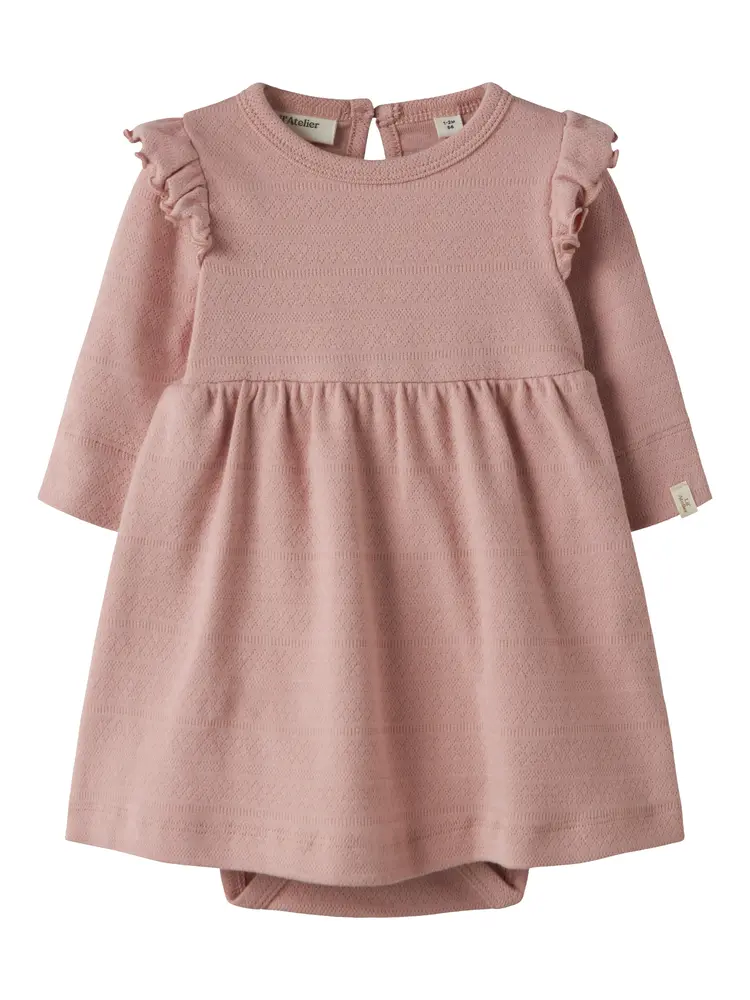 Dimia Bodyklänning - Misty Rose - 68 | Barnkläder - Toppar - Klänningar - Bodyklänningar | BabyMode