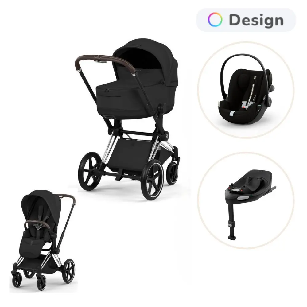 Cybex Priam Style Chassi -  Chrome Brown