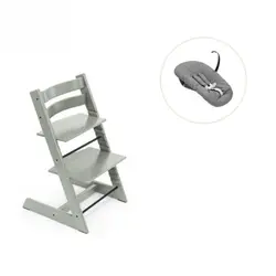 Tripp Trapp Stol bok & Newborn Set - Glacier green | Baby & Barn | BabyMode