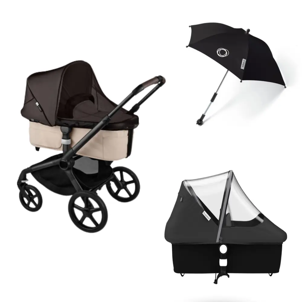 Bugaboo Donkey/Buffalo Regnskydd High Performance - Black